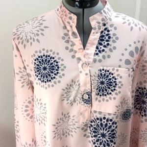 Pink,Grey,Black Blouse SizeXXL